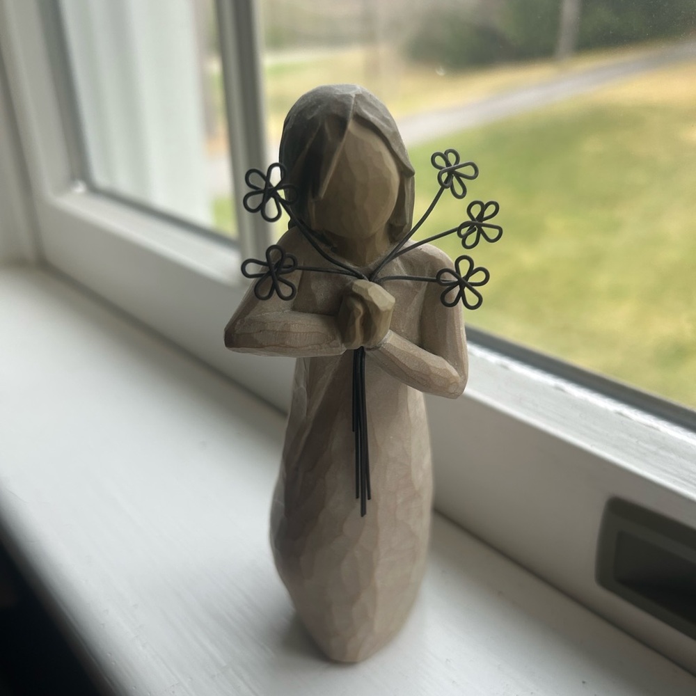 Willow Tree Brown and Black Art Sculpture- Friendship